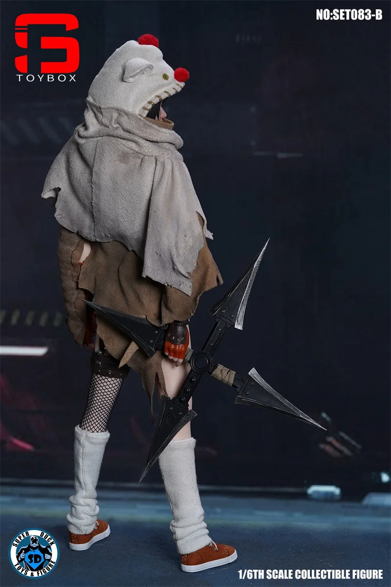 Super pato set083 1/6 yuffie cabeça esculpir traje roupas modelo caber 12 ''tbl ph s16a s18a figura de ação feminina corpo