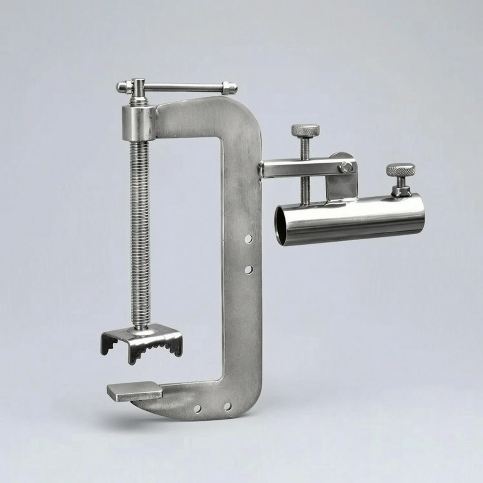 Fishing Rod Bracket with Clamp Corrosion-Resistant Clamp-on Rod Holder Rustproof Strong for Anglers