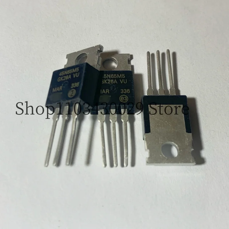 10Pcs New and Original STF45N65M5 45N65M5 TO-220 35A 650V MOSFET Field Effect Tube