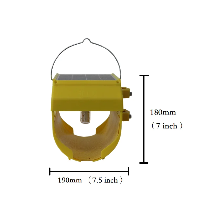OEM/ODM Mini Solar Light Trap Insecticidal Lamp for Greenhouse Outdoor Lawn Garden Moth
