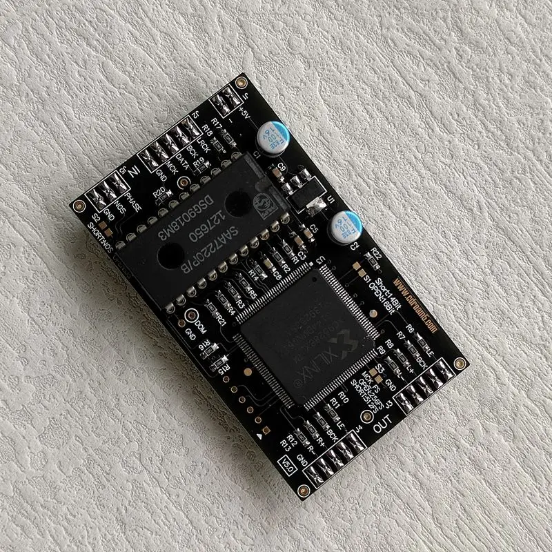 SAA7220-TDA1540 (or TDA1541) format conversion driver module V5, supports 384K