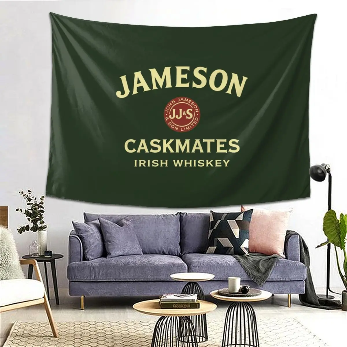 Rare Cask-The Jameson Tapestry Decoration Art Aesthetic Tapestries for Living Room Bedroom Home Wall Cloth Wall Hanging