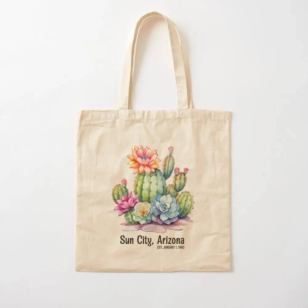 

Sun City Desert Cactus Tote Bag free delivery bags tote bag university bag luxury women