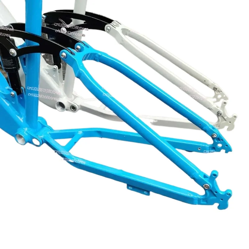

Kalosse Soft-Tail Frame Hidden Battery 26X4.0 Electric Fat Bike Frame Electric Fat Bicycle Frame