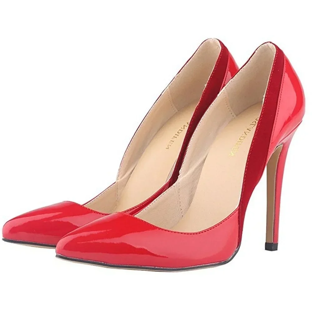 

Women's Sexy Pumps 2025 Spring Summer New Style Pointed Toes High Heels Stilettos Red White Party Dress Wedding Shoes
