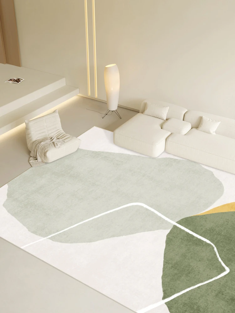 

Nordic Living Room Large Area Carpets Wabi-sabi Style Bedroom Bedside Carpet Minimalist Luxury Cloakroom Coffee Rugs IG Alfombra