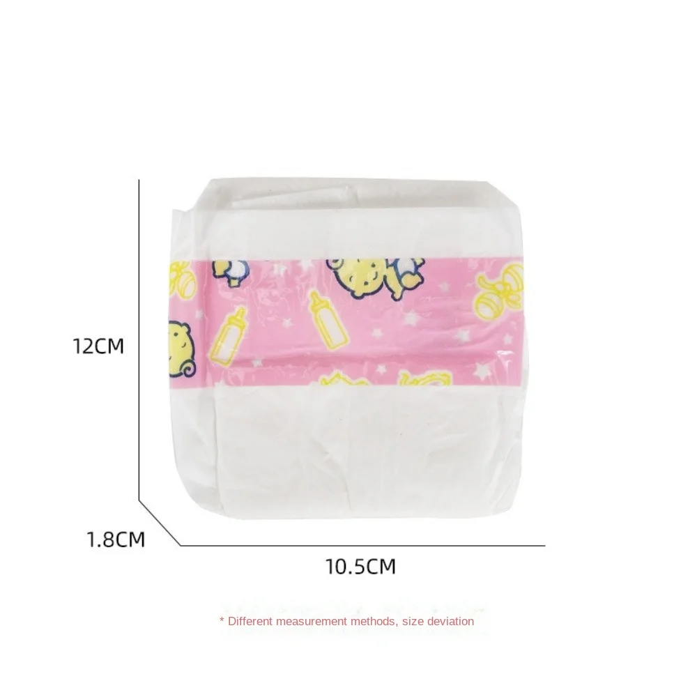 10 pezzi mini pannolini casa da gioco pannolini bambole rinate decorare finta accessori per bambini casa delle bambole pannolini per bambini pannolini in miniatura