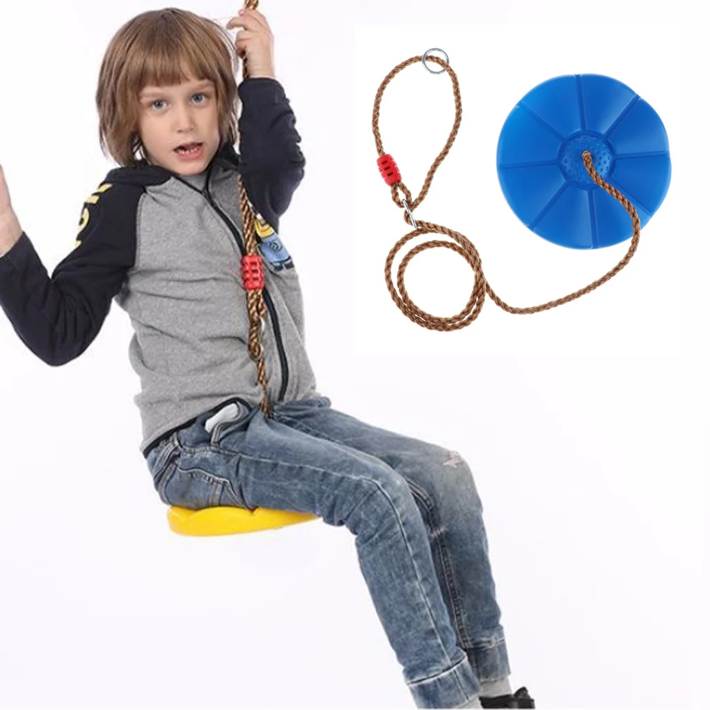 Disc Swing Seat Tuintouw Schommels Platforms Buiten spelen Speelgoedplezier