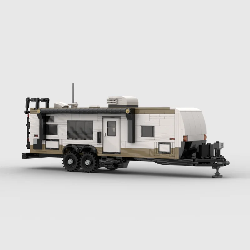 Moc Building Blocks Flight 264BHW BAJA Camper Trailer Model Technology Bricks DIY Assembly Construstion Toy Holiday Gifts