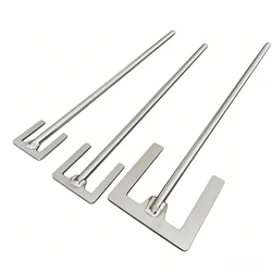 Paleta de cuchillas tipo E de acero inoxidable con hoja de 40mm o 120mm de ancho, impulsor agitador con varilla, utilizado en herramientas de mezcla de laboratorio, 1 unidad