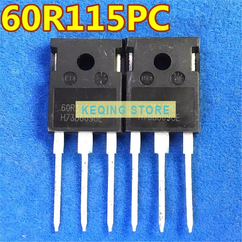 10PCS Used+Not NEW+Send after Measure MDW 60R115P 30A 600V MOS FET, for switching power supply