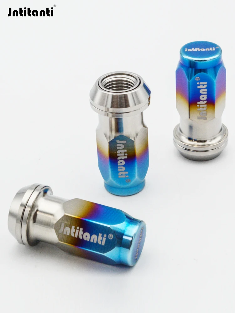 

Jntitanti Closed Hexagon End Floating Cone Seat Gr.5 Titanium Lug Nut M12x1.25 for Toyota 86 Nissan Subaru Suzuki Infiniti