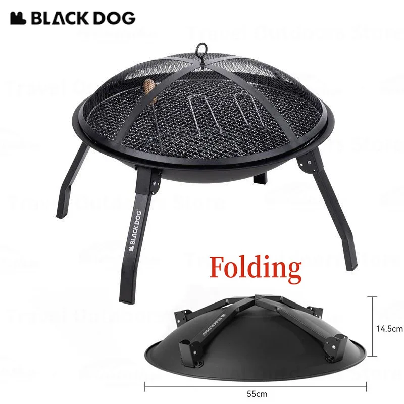 

Naturehike BLACKDOG Charcoal Grill Stove BBQ Stoves Outdoor Barbecue Camping Picnic Folding Oven Furnace Portable With Iron Net