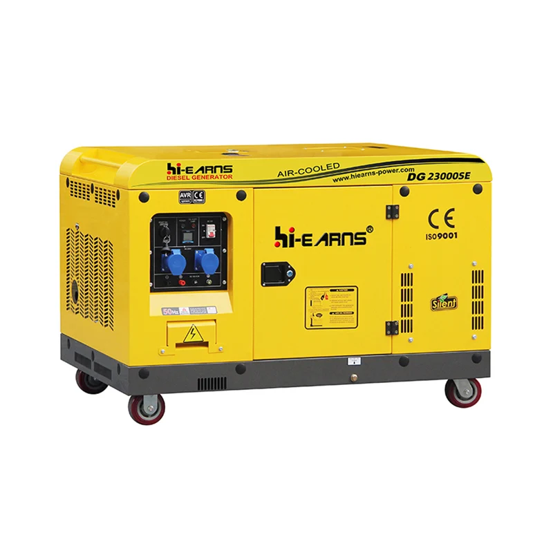 16kw/20kva 50Hz 220/380V DG23000SE Portable Diesel Generators For Home Silent Type With Diesel Engine HR2V98FD And ATS