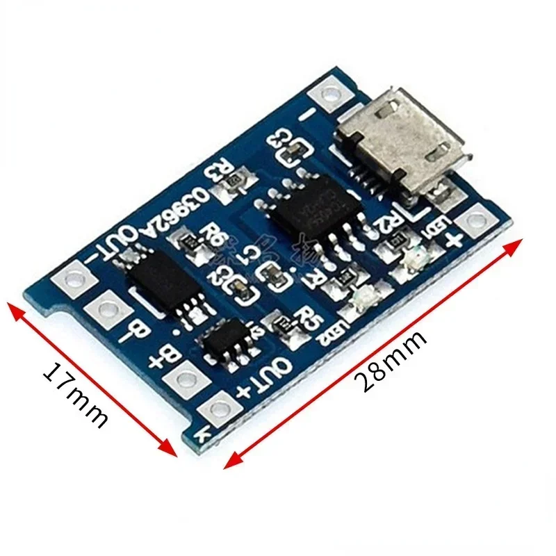 18650 1PCS 5V 1A Micro USB Lithium Batterie Ladegerät Modul Schutz Dual Funktionen Lade Board TP4056 typ c