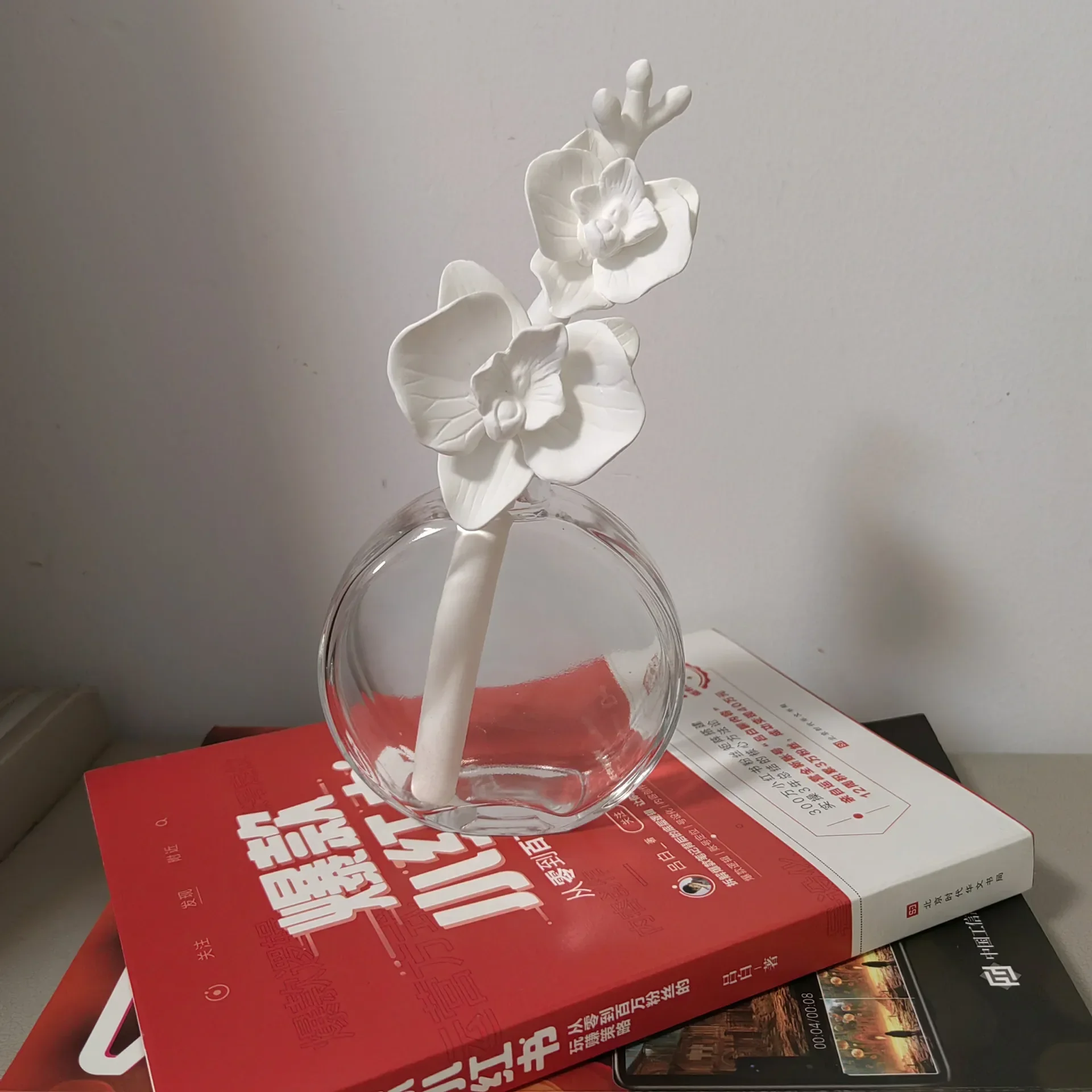 Home Decoration Handcrafted Decorative Accessory ,Ceramic Flower for Fragrance Diffuser ,Gift for Women and Friend