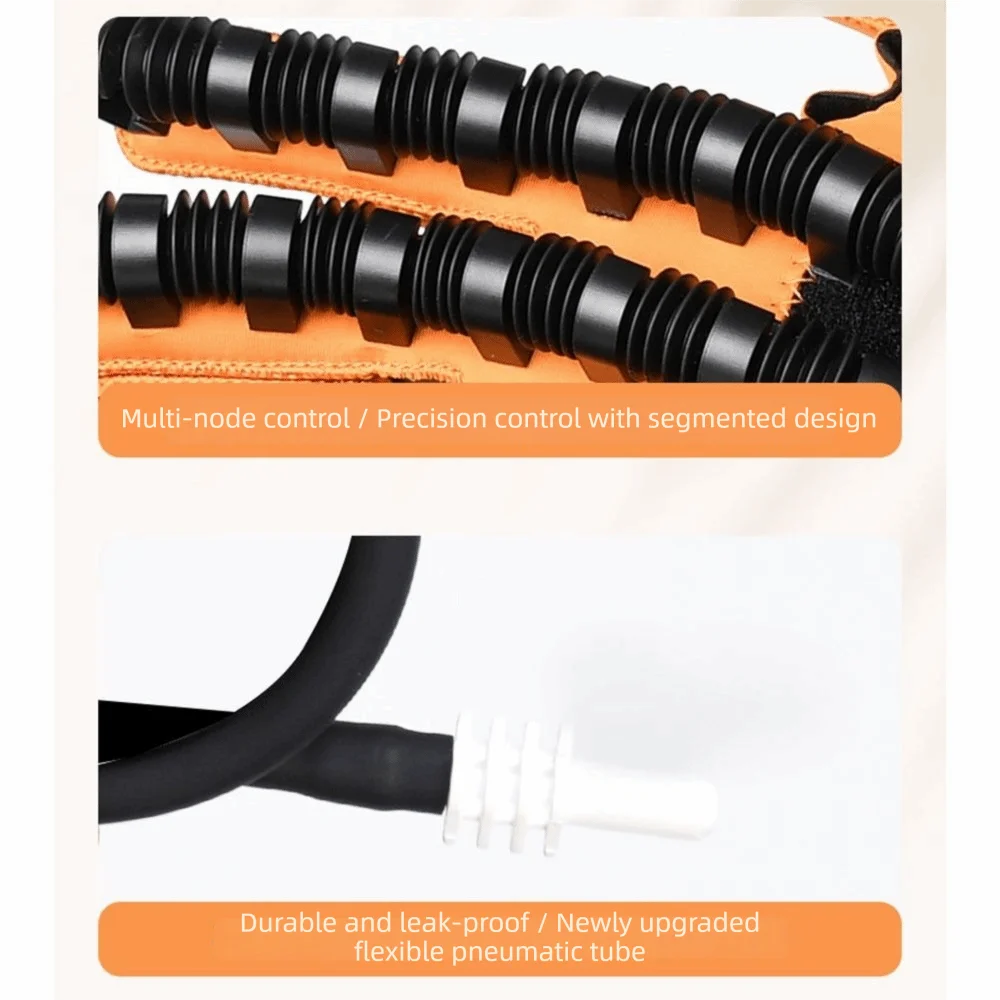Five-Finger Rehabilitation Robot Gloves Portable Rechargeable Mirror Training Gloves Self-Assisted Adjustable Resistance