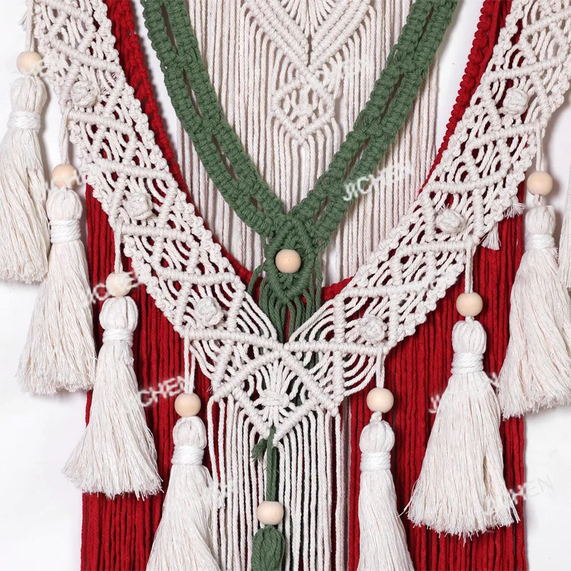 

Украшение дома, гобелены, ручная работа, кисточка, отель B & B, ресторан, хлопковая веревка, украшение на стену, богемное украшение