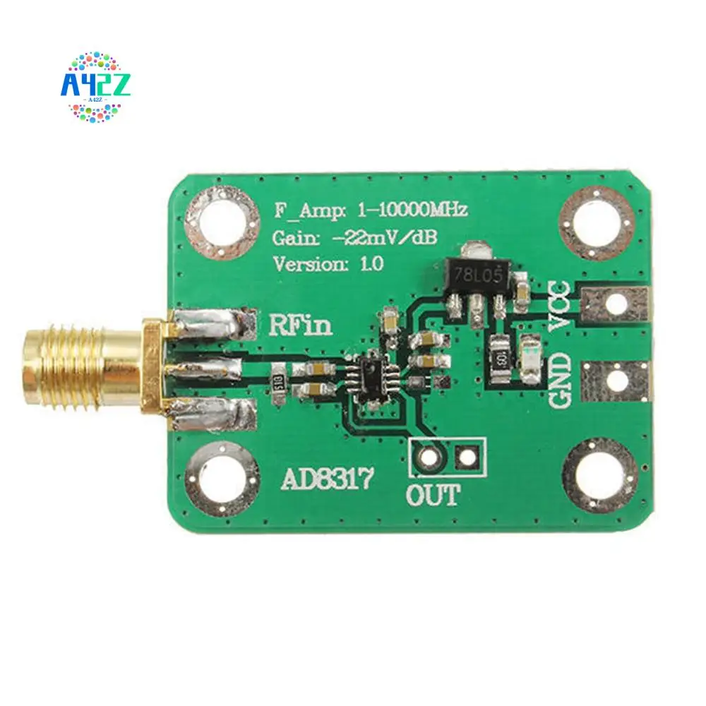 A42Z-AD8317 Hoge Snelheid Logaritmische RF Log RF Signaal Log Uitgangsvermogen Meter 1M-10000Mhz Controller