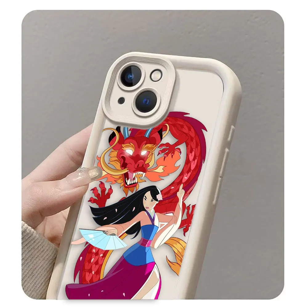 Disney Drachen Mushu Mulan Telefon Fall Für MOTO G9 G22 G24 G32 G34 G35 G52 G53 G54 G60 G75 G84 G85 E22 E32 E40 EDGE 40 50 60E Fall