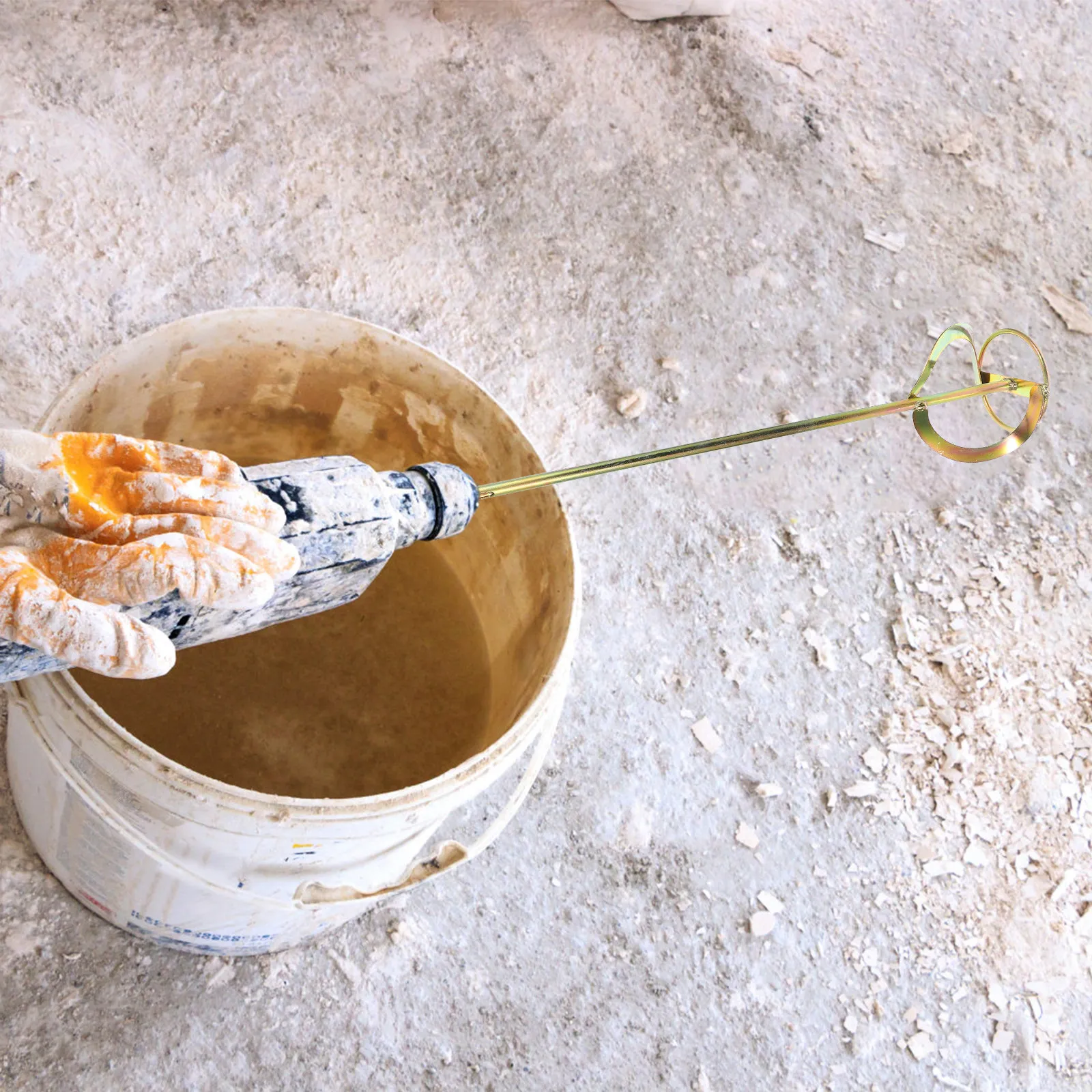 

Мешалка для гипсокартонной шпатлевки, премиум-класса, из углеродистой стали, для смешивания цемента, насадка для миксера краски, стержень для электрической дрели