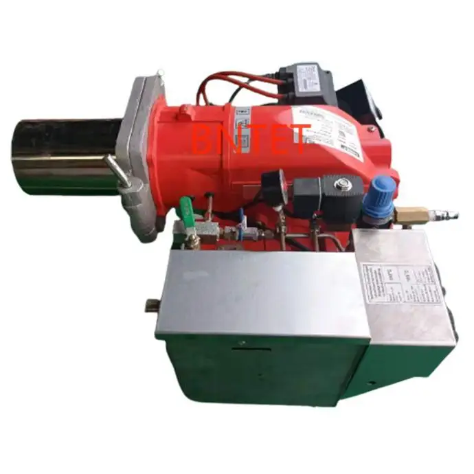 Waste oil heater with compressor waste oil burner