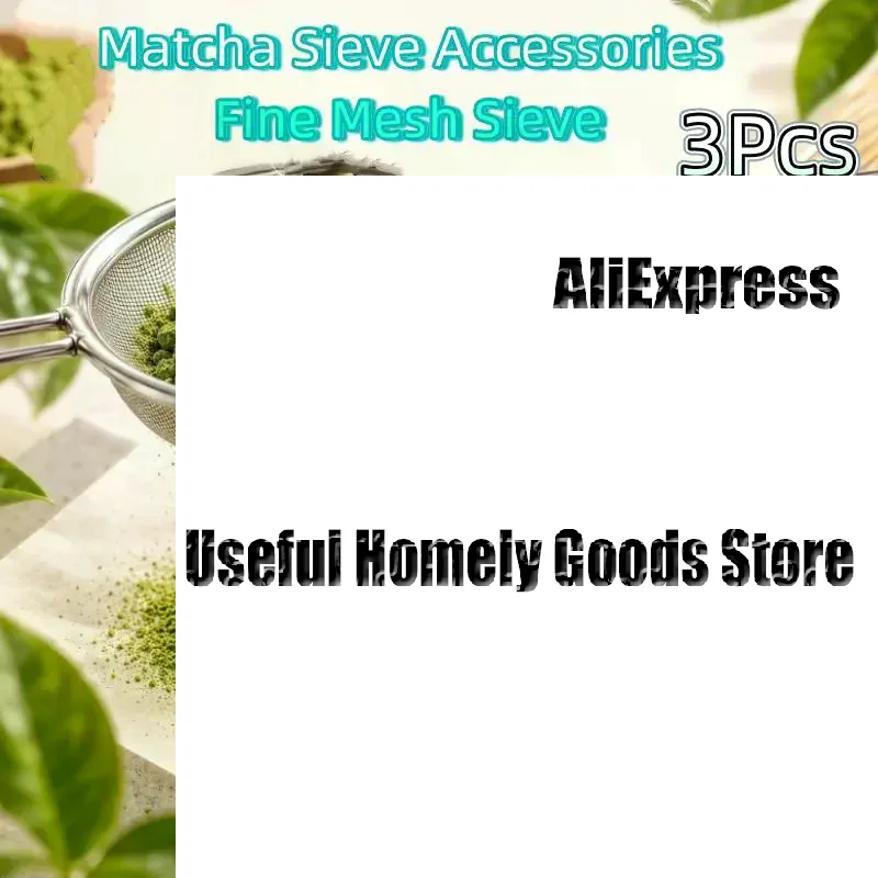 3Pcs Stainless Steel Matcha Sifter Set With Multiple Cute Shape Molds And Fine Mesh Perfect For Home Baking Matcha Making Coffe