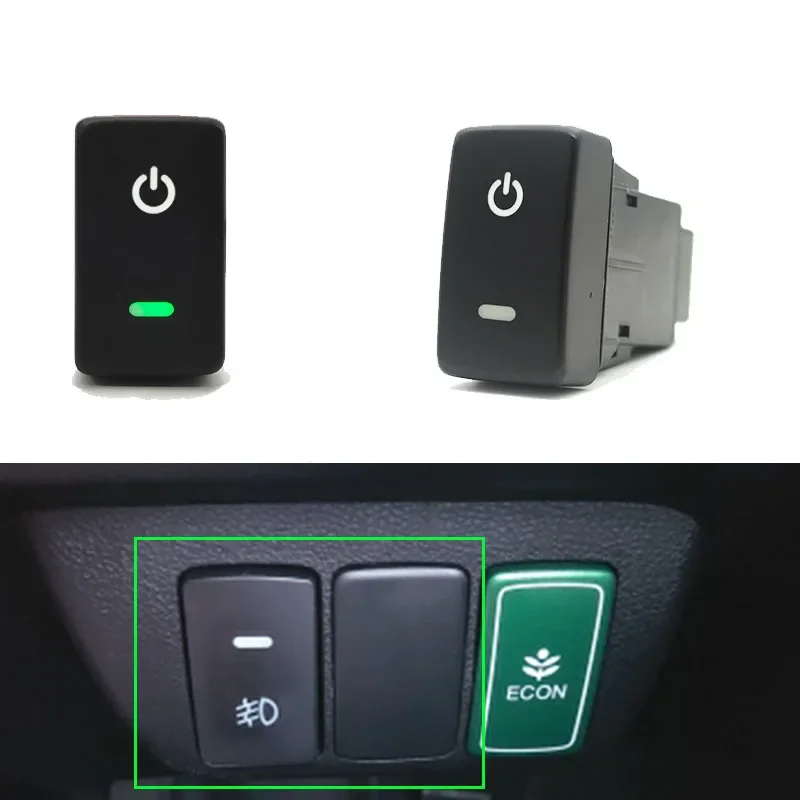 Car Radar Front Fog Lights Car Monitoring Steering Wheel Heating Switch Button for Honda Civic 12-14 CRV 07-16 Accord 08-13