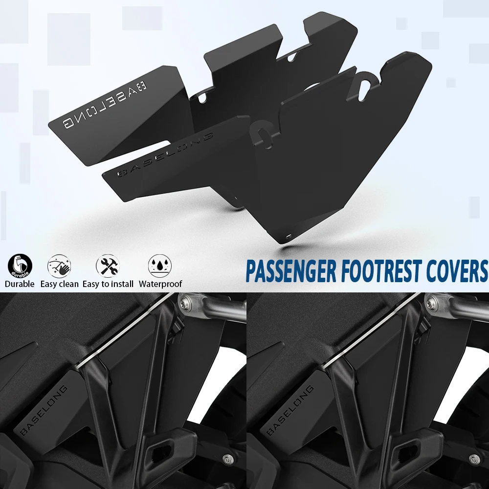 

Motorcycles R 1300GS Rear passenger footrest splash guard For BMW R1300GS 2024 2025 2026 Footrest Covers R1300GSAdventure