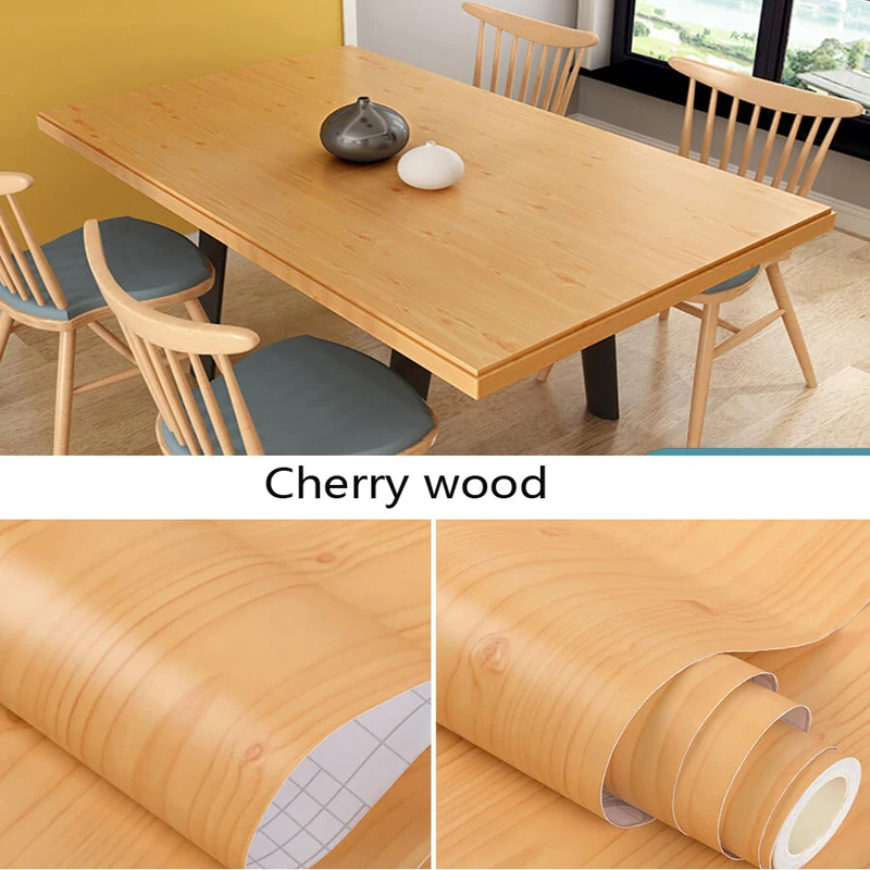 55 سنتيمتر عرض الخشب الحبوب البلاستيكية خلفية لباب خزانة خزانة الجدول الأثاث مقاوم للماء ملصقات بمادة لاصقة ديكور المنزل فيلم