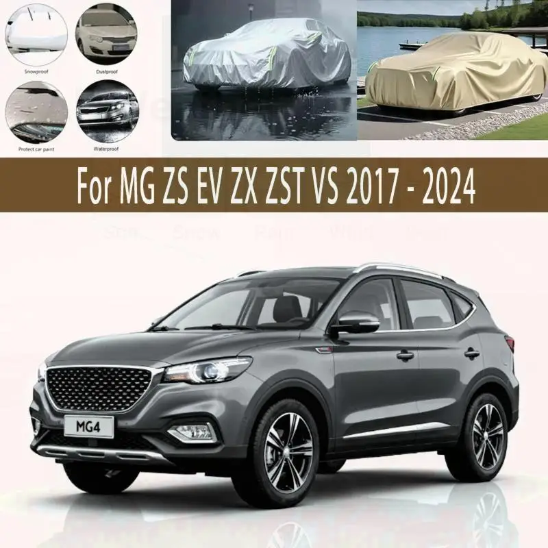 

For MG ZS EV Outdoor Protection Waterproof Dustproof Full Snow Sunshade for 2017 2019 2024 Car Covers