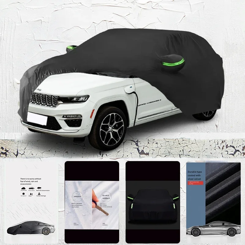 For Jeep grand cherokee Anti-UV Sun Shade Rain Snow Resistant Dustproof Car umbrella Full Car Cover Outdoor Protection