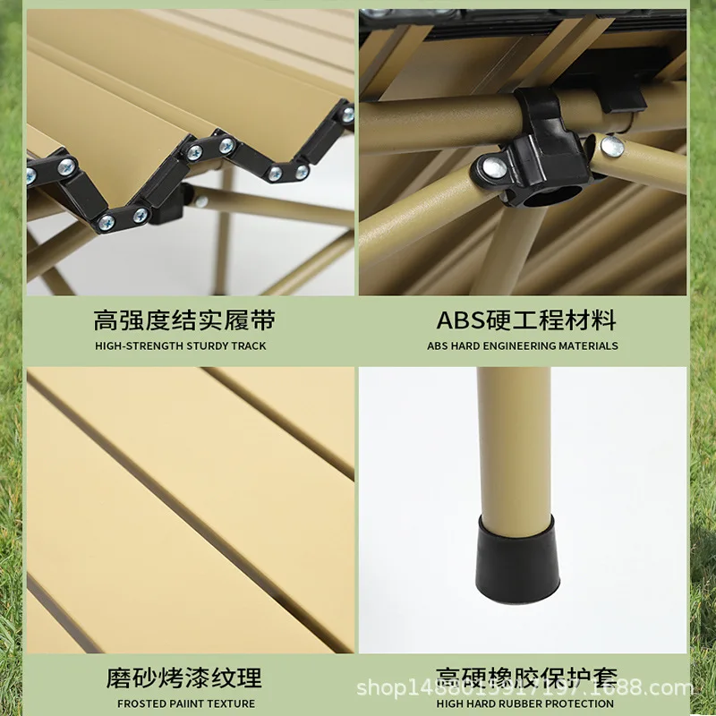 Outdoor Dining Table Chair Camping Folding Set Portable Picnic Travel Hiking Fishing Aluminum Alloy Sketching Chair Furniture