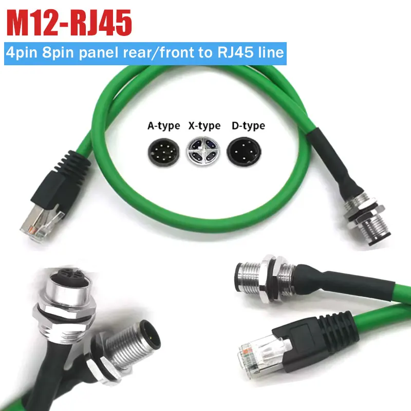 8Pin X-Type M12 Pan…