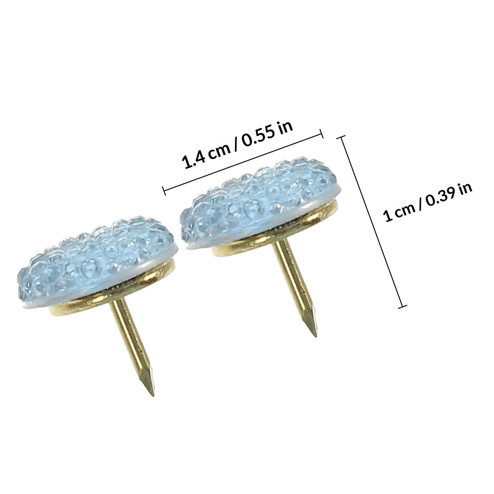 15Pcs Multi-Function Push Pin Soft Cork Board Compact Delicate Thumb Tacks Candy-Like Small Thumbtacks Daily Use Reusable Map