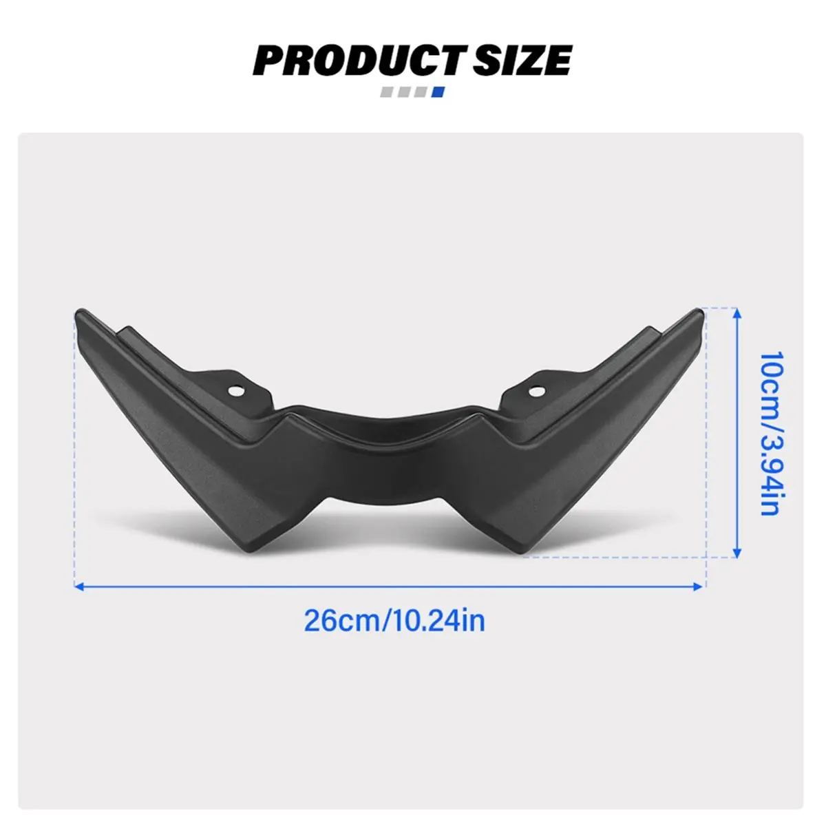 update. Motorcycle Aerodynamic Front Winglet Spoiler Beak Nose Extension Cover for Tiger Sport 800 2025 2026 Sport 660 2022-2026