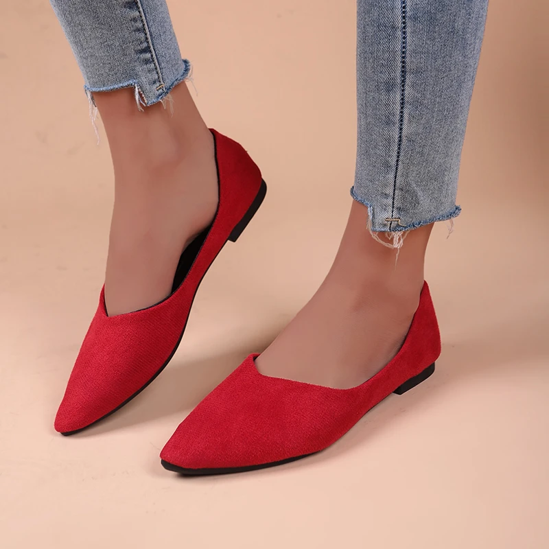 2024 Women All-match Fashion Lightweight Loafers Women Baotou Slip on Casual Simple Flat Shoes Spring and Autumn Shoes for Women