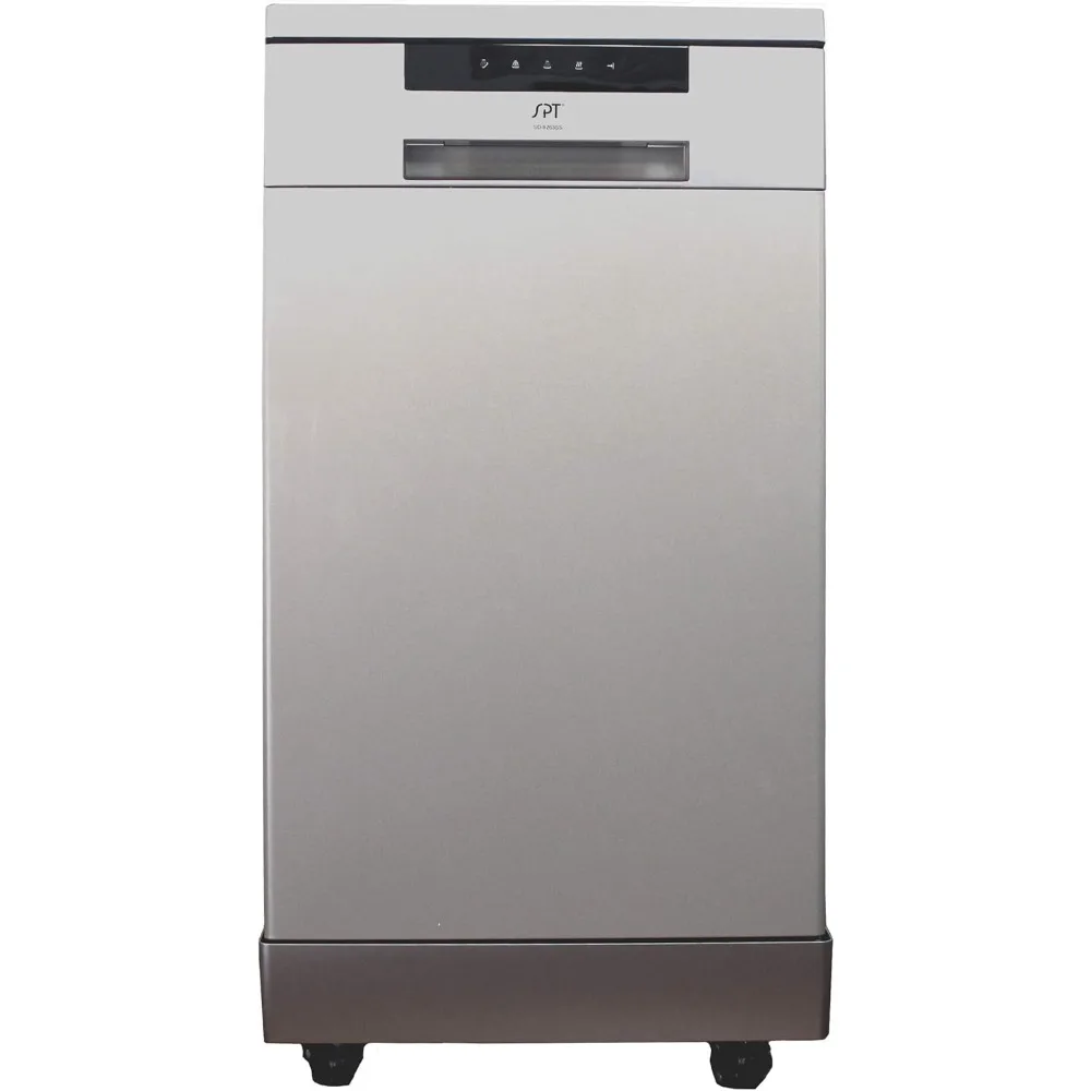 SD-9263SSA 18″ Wide Portable Stainless Steel Dishwasher with ENERGY STAR, 6 Wash Programs