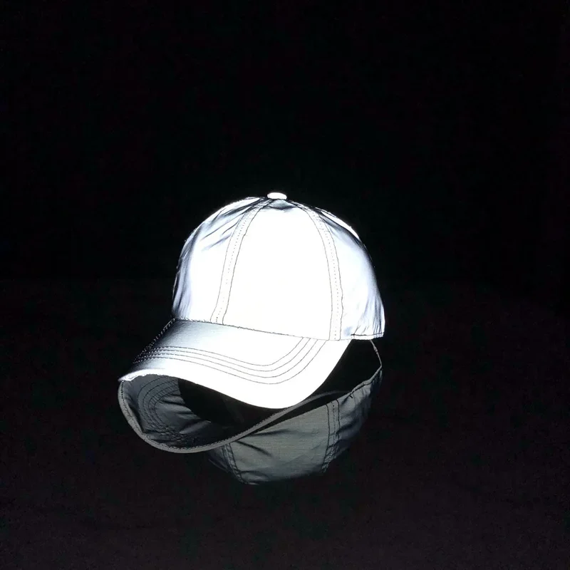 

Women Men Faux Leather Harajuku Hip Hop Bucket Cap Glitter Metallic Holographic Reflective Reversible Wide Brim Fisherman Hat