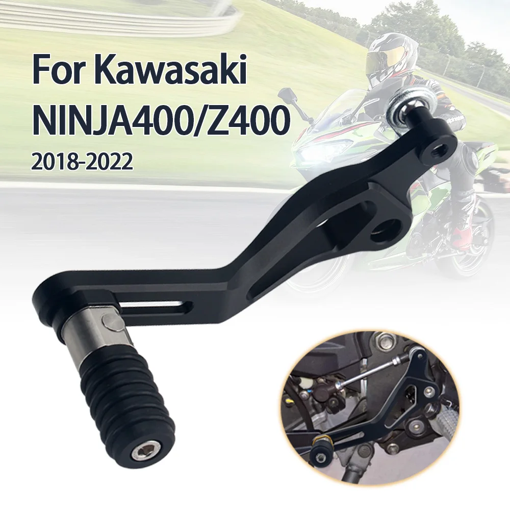 Aluminium Verstelbare Opvouwbare Versnellingspook Shift Pedaal Hendel Fit Voor Ninja400 Z 400 Voor Ninja 400 Z400 2018 2019 2020 2021 2022