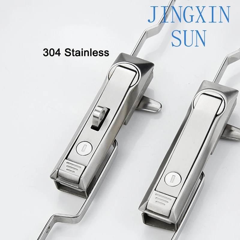 Better quality zinc alloy 304 stainless steel switch control toolbox lock industrial electrical cabinet flat lock
