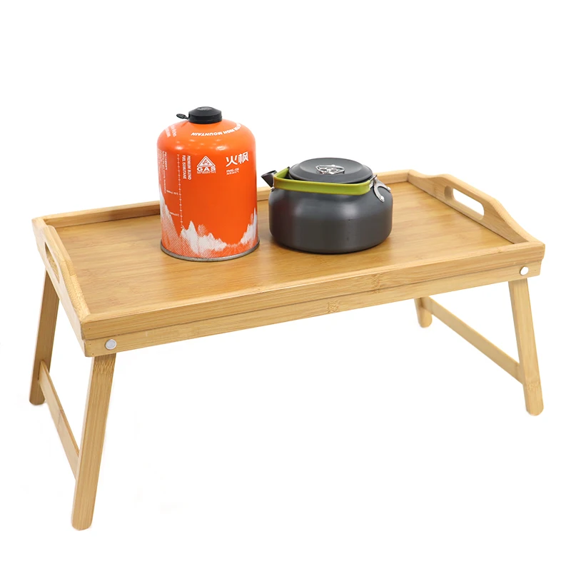 Portable Folding Bamboo Square Folding Mini Table For Bedroom Dining Living Room Leisure Family Suit