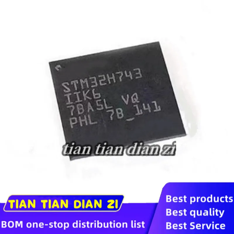 1pcs STM32H753IIK6 STM32H753 BGA  IC CHIPS IN STOCK