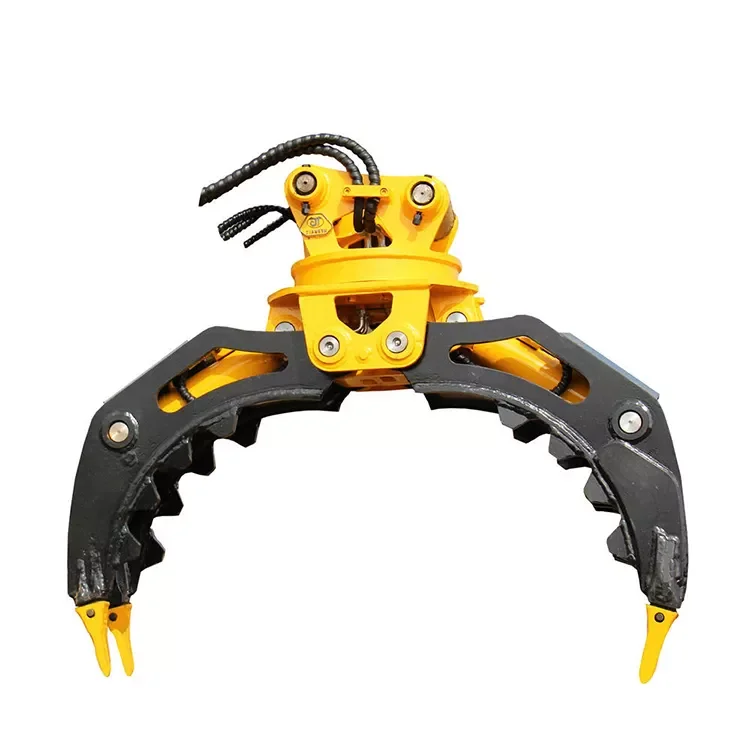 Construction Equipment High Quality Standard Attachment Rotating Grapple For Manufacturing Plant