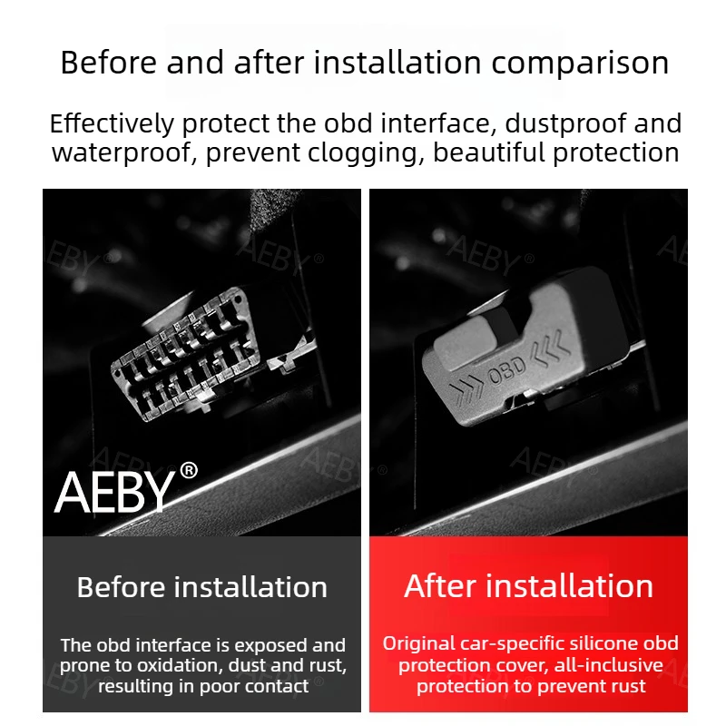 

For BAIC 212 T01 OBD connector cover,Interface cover anti-static,port protector,Waterproof and dustproof cover,Accessories