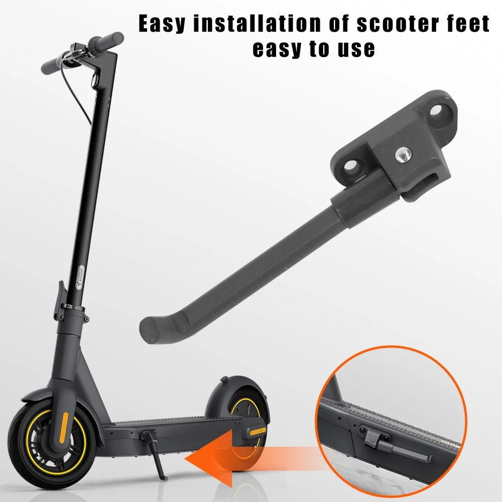 Extended Parking Stand Kickstand For Segway Ninebot MAX G30 G30D Electric Scooter Foot Support Holder Replace 18CM Length