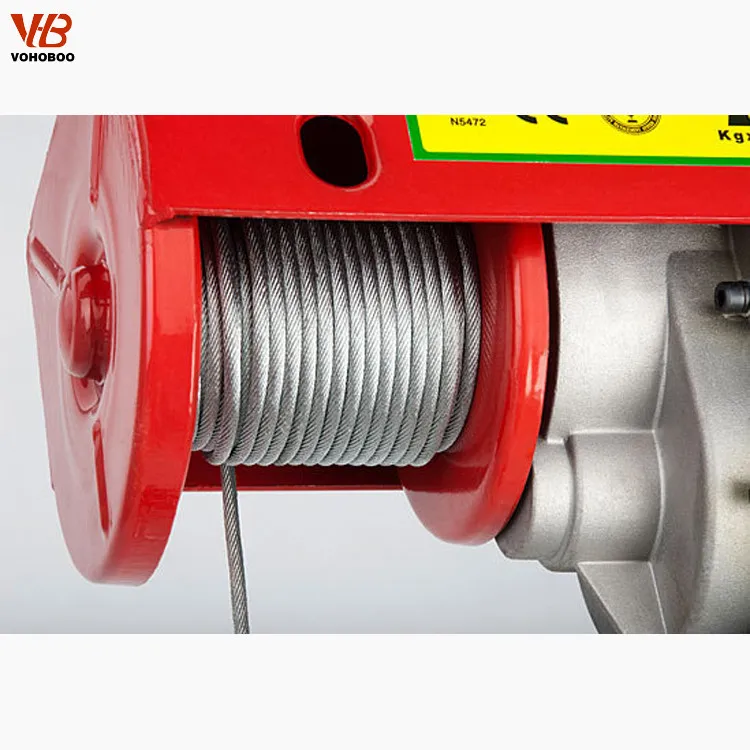 Light Weight PA1000 PA500 110v 220v 230v Wireless Remote Control Mini Micro Wire Rope Electric Hoist