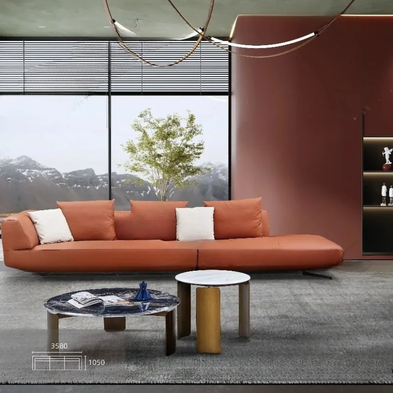 Round Furniture Modern Consciousness Minimalist Marble Coffee Table Minimalist Style