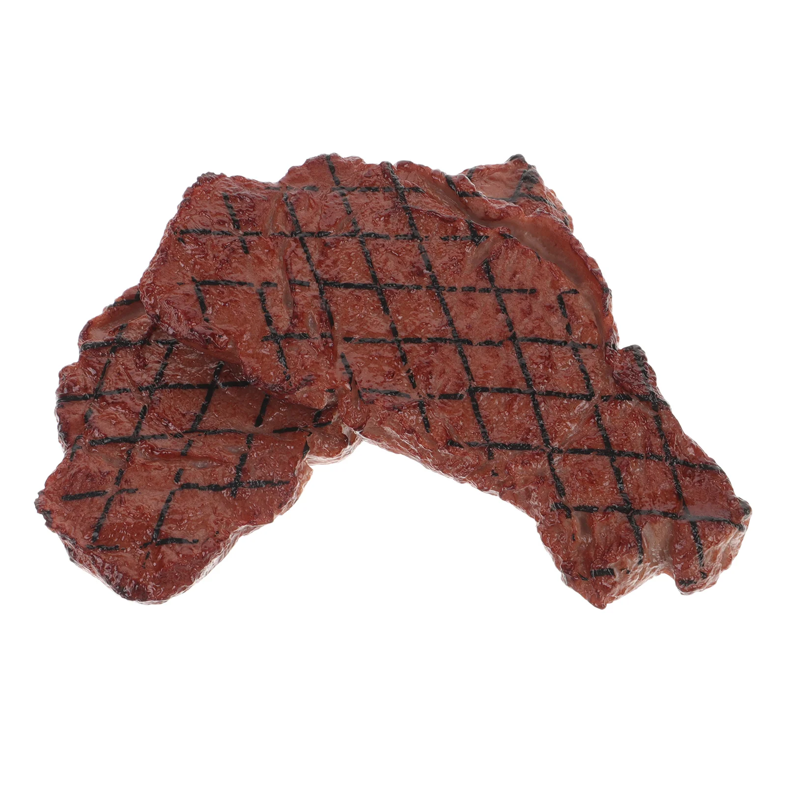 

Realistic Meat Food Model Steaks Photography Prop Fake Plastic Simulation Decor