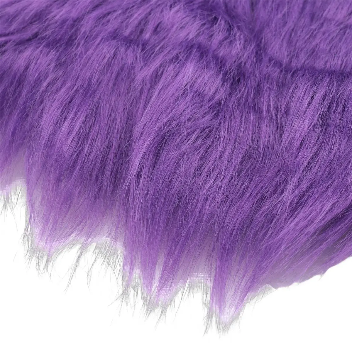 ABPP faux sheepskin wool carpet 30 x 30 cm soft longhair decorative carpet cushion Chair sofa mat (Round )